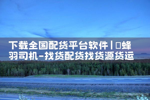 下载全国配货平台软件|P站专业版