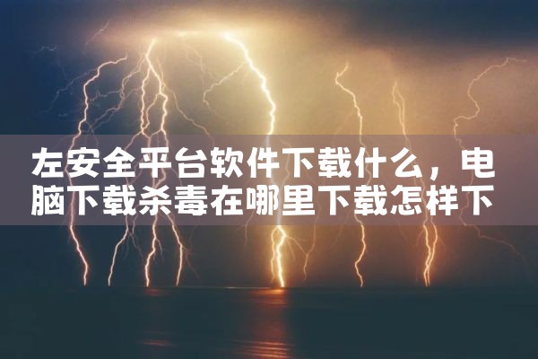 左安全平台软件下载什么|糖心Vlog